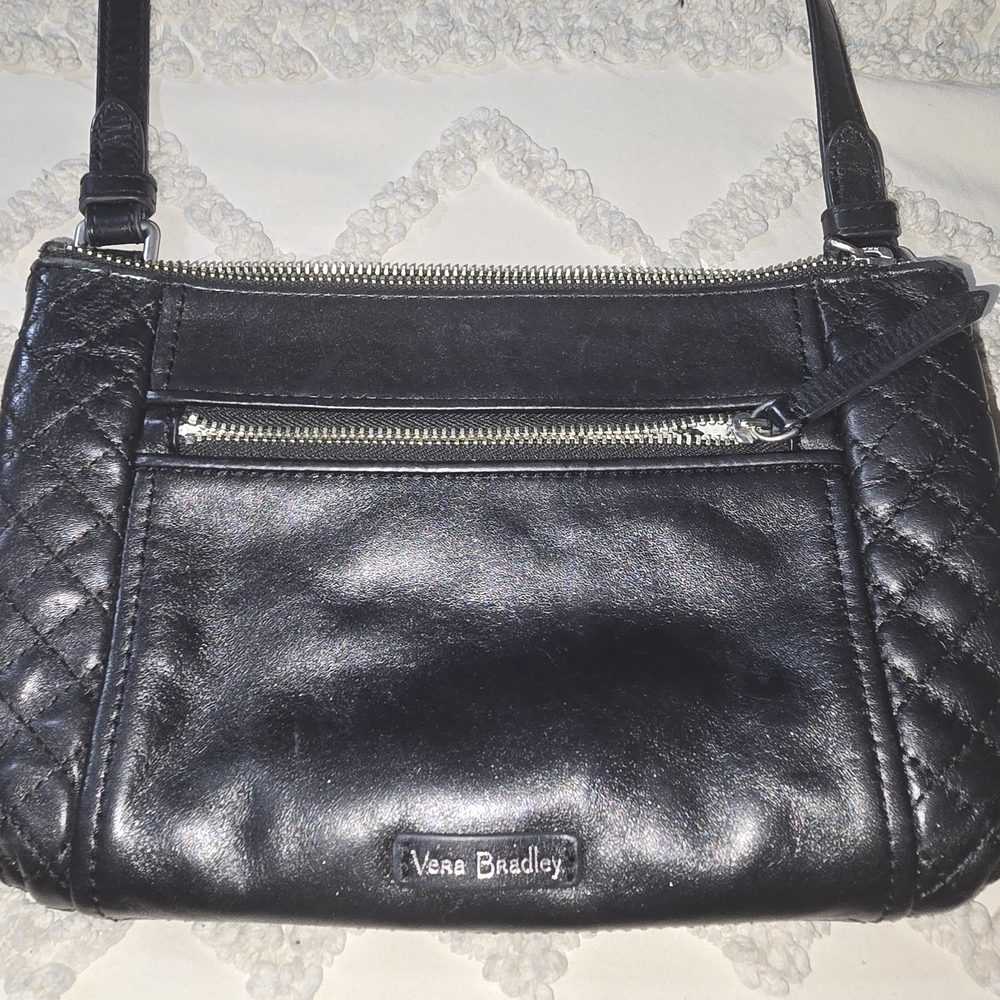 Vera Bradley Black Quilted Crossbody Bag